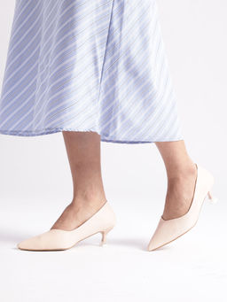 Marc Loire - Women Peach Solid Pumps Heels