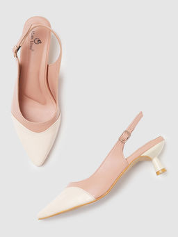 Marc Loire - Women Pink Coloured Solid Pumps Heels