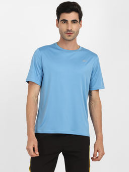 Reebok - Re Basic Ss Tee Blue Running T-shirt
