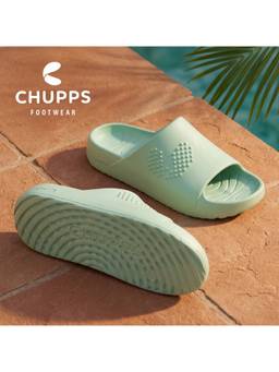 Chupps - Men Chupster Anti-Skid Comfort Sliders - Pista Green