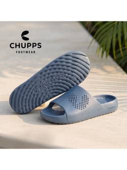 Chupps - Men Chupster Shock Absorption Sliders - Patrol Navy