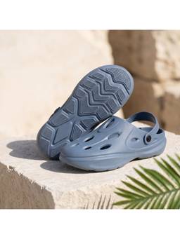 Chupps - Men Gator Clogs Recovery Comfort Sliders - Patrol Navy