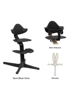 STOKKE - Nomi Highchair Combo Black (0 Months And Above)