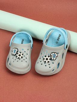 max - Boys Grey Casual Clogs