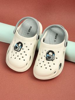 max - Boys White Casual Clogs