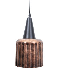 Homesake - Copper-Toned Oil Rubbed Metal Ceiling Lamp