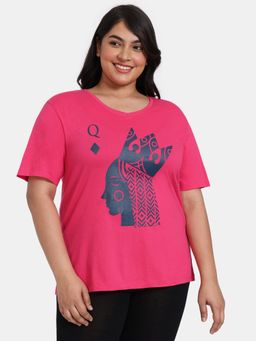 Zivame - Taash Knit Cotton Top - Sun Kissed Pink
