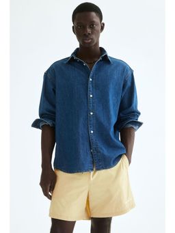 H&M - Men Yellow Relaxed Fit Shorts