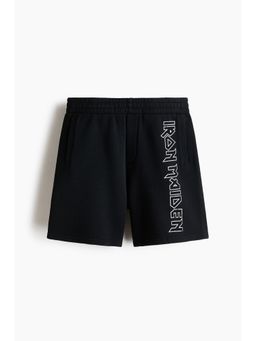H&M - Men Black Relaxed Fit Sweatshorts