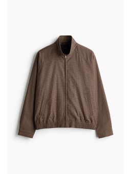 H&M - Men Brown Harrington-Style Jacket