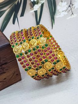 GRIIHAM - Women Copper Bangles (Pack of 4)