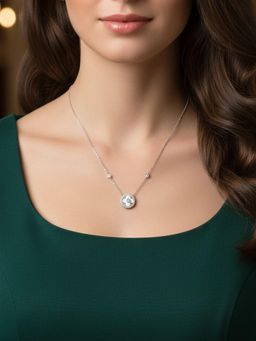 925 SILLER - Women Sterling Silver Necklace