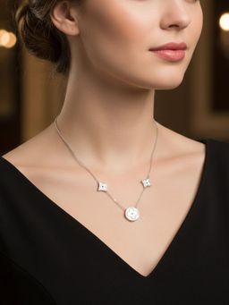925 SILLER - Women Sterling Silver Necklace