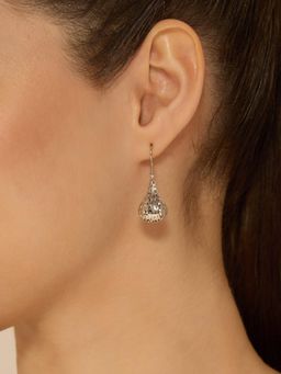 Nistra - Women Sterling Silver Drops & Danglers Earrings