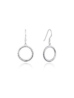 Nistra - Women Sterling Silver Drops & Danglers Earrings
