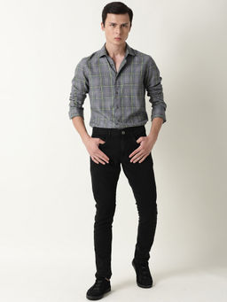 Rare Rabbit - Grey Casual Shirts