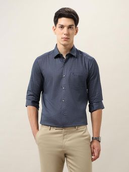Arrow - Men Blue Printed Slim Fit Shirt