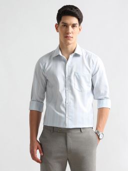 Arrow - Men White Striped Shirt