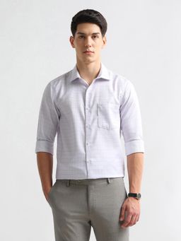Arrow - Men White Checks Shirt