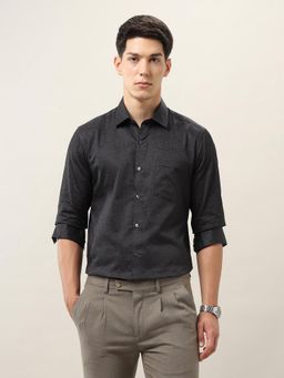 Arrow - Men Black Paisley Slim Fit Shirt