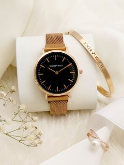 Joker and Witch - Rose Gold Chrome Love Triangle For Women