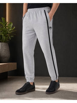 Nobero - Men Tapered Side Stripe Joggers