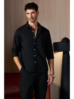 Snitch - Men Black King of Heart Luxe Shirt