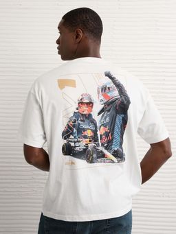 American Eagle - Men White Graphic Printed T-shirt
