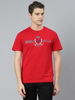 Beverly Hills Polo Club - Looking Regal Red Tee Shirt