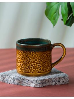 Fabindia - Yellow Sadyanta Glazed Ceramic Mug