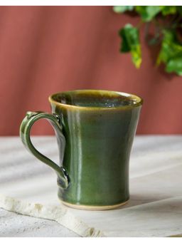 Fabindia - Green Pondi Glazed Ceramic Mug