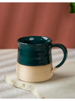 Fabindia - Green Pondi Glazed Ceramic Mug