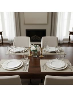 Noritake - Lockeigh Quarter Plates for Snacks and Dessert (Pack Of 4)