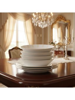 Noritake - Damask Platinum Serving Bowl Lg 22.6 Cm (Pack Of 4)