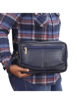 The Clownfish - Multi Purpose Travel Pouch with Wrist Handle - Blue