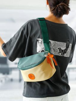 The Clownfish - Women Sling Bag - Cream