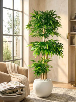 Mason Home - Artificial Timber Bamboo Plant - 6 Feet