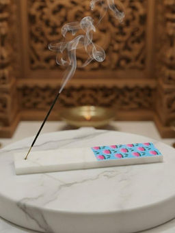 Homearte - Marble Pichwai Printed Agarbatti Holder