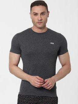 Jack & Jones - Dark Grey Crew Neck T-shirt