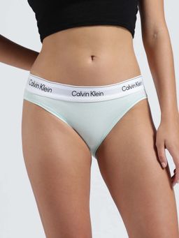 Calvin Klein - Mint-Green Solid Low Rise Bikini Brief