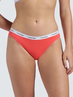 Calvin Klein - Coral Solid Low Rise Bikini Brief