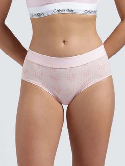 Calvin Klein - Pink Printed Low Rise Hipster
