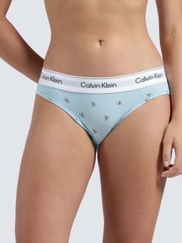 Calvin Klein - Blue Logo Low Rise Bikini Brief