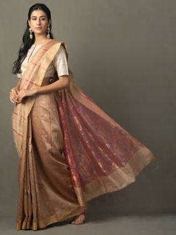 Fabindia - Silk Matka Woven Sari