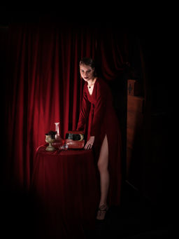 Hidesign - BOLEYN 01-GLAZED-Red-S Sling and Cross Bags