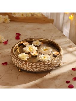 Ritualistic - Vrinda Wooden Urli Bowl