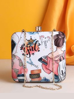 HOUSE OF WEBHIN - Super Girl Vibes Multi-Color Clutch