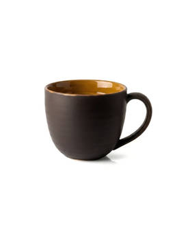 Nertz - Grey Porcelain Solid Halo Matte Tea and Coffee Mug 300 ML