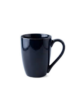 Nertz - Navy Blue Porcelain Solid Eclipse Glossy Tea and Coffee Mug 300 ML