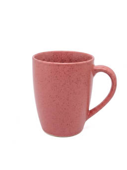 Nertz - Red Porcelain Solid Classic Glossy Tea and Coffee Mug 300 ML
